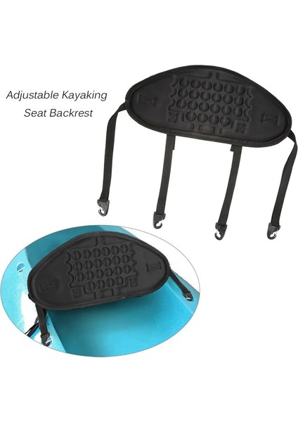 Siyah Stil 1 Adet Ayarlanabilir Kayık Yastık Kano Çevre Koruma Koltuk Sırt Dinlenme Pedi Kayık Yumuşak Kalın Sırt Destek Pedi (Yurt Dışından) indirimleri