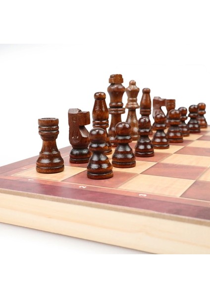 Ahşap 39X39CM Stili 3 In 1 Ahşap Uluslararası Satranç Seti Ahşap Satranç Tahtası Oyunları Dama Bulmaca Oyunu Nişanlı Çocuklar Için Doğum Günü Hediyesi Satranç Tahtası (Yurt Dışından) fırsatları