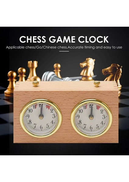 B Tarzı Ahşap Kompakt Dijital Uluslararası Retro Taşınabilir Yarışma Oyunu Zamanlayıcı Mekanik Aşağı Sayım Analog Satranç Saati Hediye (Yurt Dışından) fiyatları