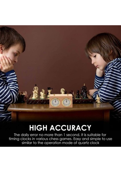 B Tarzı Ahşap Kompakt Dijital Uluslararası Retro Taşınabilir Yarışma Oyunu Zamanlayıcı Mekanik Aşağı Sayım Analog Satranç Saati Hediye (Yurt Dışından) modelleri