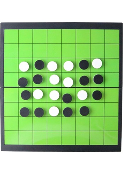 Yeşil Stil Ortable Katlanır Reversi Othello Tahta Satranç Standart Eğitici Ev Ebeveyn-Çocuk Aile Oyunu (Yurt Dışından) fiyatları