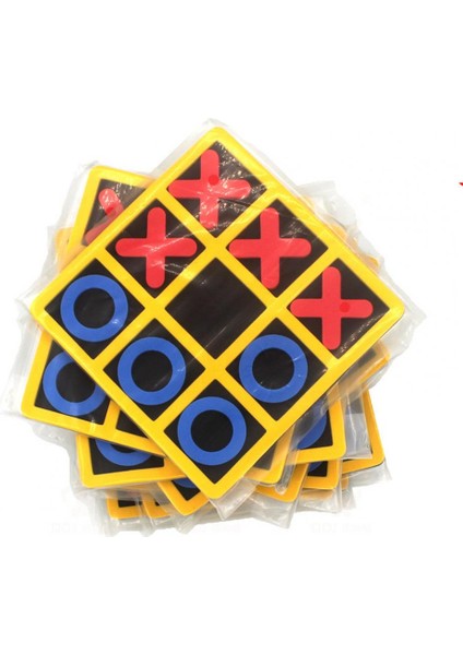 Sarı Stil 1 Takım Tic-Tac-Toe Rekabetçi Beceri Ebeveynler-Çocuk Bağlantısı Eva Çocuklar Aile Buluşmaları Için Tic-Tac-Toe Oyunu (Yurt Dışından) modelleri
