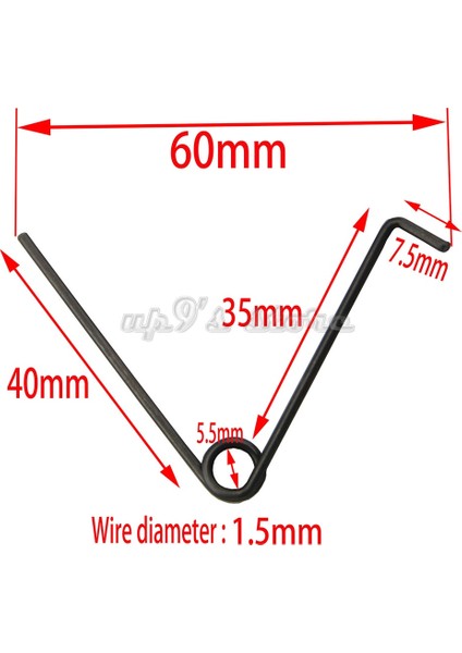 Çap 4.3 x 11MM Stili 5 Adet Basma Buton Yayı mm Yuvarlak Boru Kilitleme Pimi Buton Montaj Çadır Direği Için Yay Klipsleri Tente Tüpü (Yurt Dışından) indirimleri