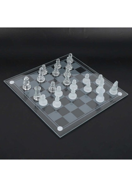 20X20CM Tarzı 25*25CM Anti Kırık Kristal Satranç Dama Tahtası Seti ile Mat ve Şeffaf Cam Satranç Oyunu (Yurt Dışından) modelleri