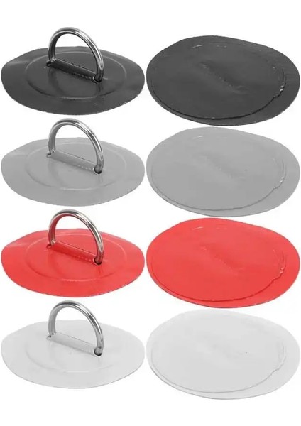 4 Adet Beyaz Stil 4 Adet Çap 8 cm D Halka Padpatch Paslanmaz Çelik Pvc Şişme Bot Raft Bot Kano Kayık Sörf Tahtası Kravat Aşağı Yeni (Yurt Dışından) fırsatları