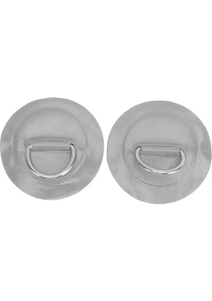 Açık Gri Tarzı 2 Adet Şişme Bot Kayık D-Ring Pad Yama Pvc Deniz D-Ring Pad Paslanmaz Çelik Sabit Toka (Yurt Dışından)