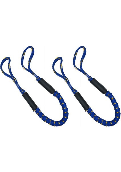 Mavi Stil 2 Adet Bungee Dock Hattı Bağlama Halatı Bungee Yerleştirme Halatı 4ft Halat Gerilebilir Demirleme Halatı Köpük Şamandıra Balıkçı Tekneleri Kayık Accesso (Yurt Dışından)