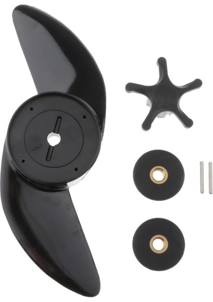 Tekne Kayık Kano Balıkçılık Raft Bot Için 2-Blade Pervane Elektrikli Dıştan Takma Motor Prop (Yurt Dışından)