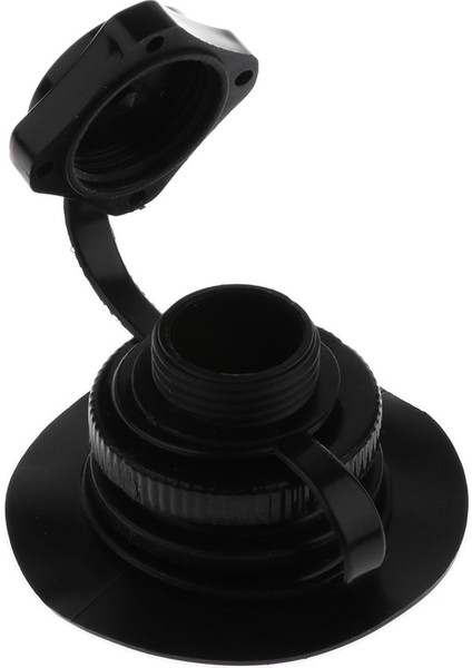 Siyah 22 x 50MM Stili Plastik Şişme Kaburga Hava Valfi Pompası Şişme Bot Kayık Yatak Için Büküm Kilidi Hava Yatağı Raft Tekne Havalandırma Siyah Beyaz (Yurt Dışından)
