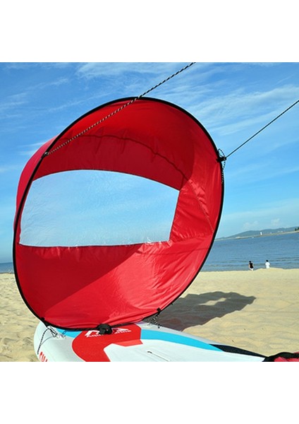 Mavi Stil 118 cm "kayık Downwind Rüzgar Yelken Kürek Şişme Kano Tekneler Şeffaf Pencere ile Sürüklenen Rüzgar Yelken Kayık Tekne Aksesuarları (Yurt Dışından) modelleri