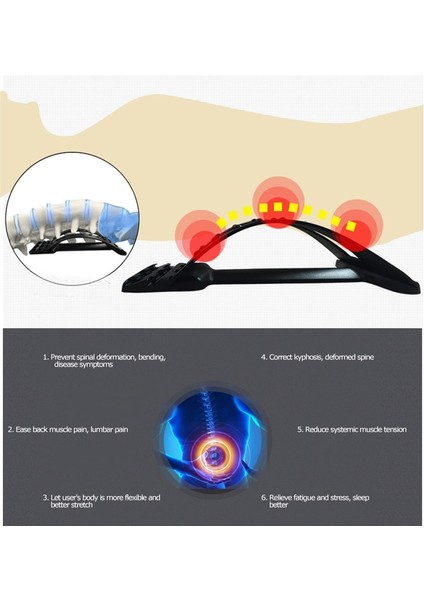 Akupunktur Mavi Tarzı Geri Sedye Masajı Fitness Salonu Ekipmanları Ev Germe Ekipmanları Bel Desteği Relaxatioe Ağrı Rahatlatmak Kayroprakt (Yurt Dışından) fırsatları