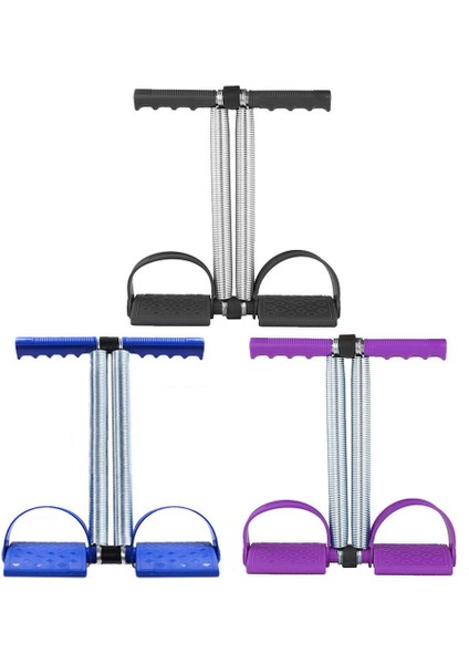 Mavi Stil Çok Fonksiyonlu Elastik Çekme Halatı Taşınabilir Çift Yaylı Gerginlik Çektirme Çekme Halatı Karın Eğitmeni Yoga Fitness Eğitimi Için (Yurt Dışından) fiyatları