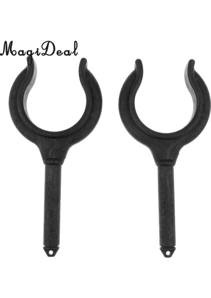 Magideal Dayanıklı Siyah Naylon Deniz Tekne Bot Kürek Kilidi Rowlock Boynuz Yan Dağı Kürekli Tekne Kiti Kayık Kano Yat Acce Için (Yurt Dışından)