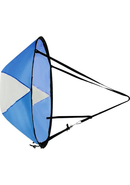 Mavi Stil Katlanabilir Kayık Tekne Rüzgar Yelken Yaz Sörfü Rüzgar Kürek Kayık Yelken Dayanıklı Rüzgar Aşağı Kürek Kürekli Tekneler Şeffaf Rüzgar Penceresi (Yurt Dışından)