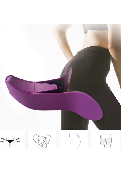 Mor Tarzı Lady Hip Trainer - Pelvik Taban Güçlendirme Cihazı Bayanlar - Egzersiz Aleti Ganimet (Yurt Dışından)