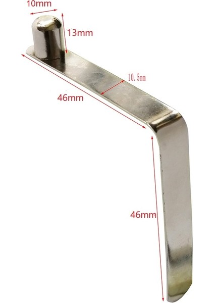 10 mm Bacak 46 mm Stil 5 Adet Çap Kayık Kürek Çadır Tente Tüpü Kutup Basma Katı Düğme Yaylı Klipsler Kilitleme Tüpü (Yurt Dışından)