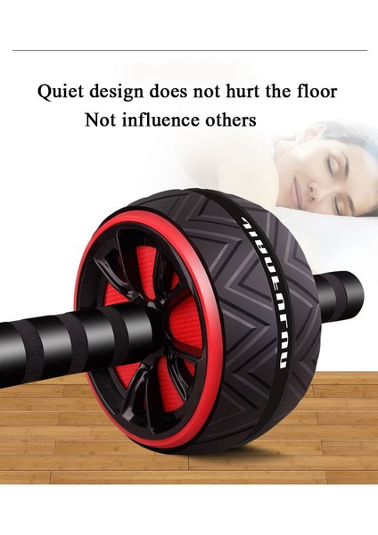 Mavi Stil Gürültü Yok Karın Tekerleği Kas Eğitmeni Ab Silindir Direnç Bantları Fitness Ekipmanları Egzersiz Ev Jimnastik Eğitimi Kas Tekerleği (Yurt Dışından)