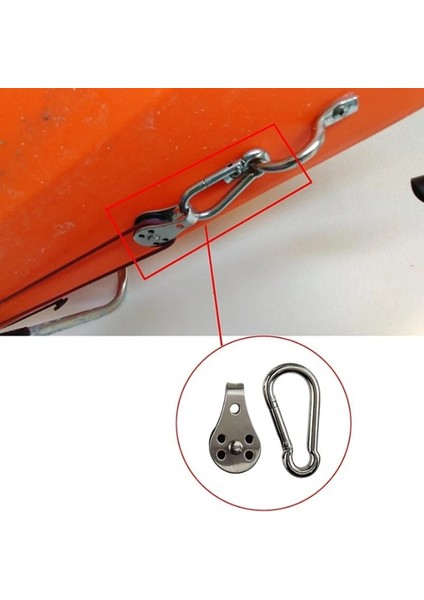 Siyah Stil Çapa Arabası Kiti Şişme Sağlam Kayık Kano Çapa Araç Kiti Sistemi Aksesuarlı (Yurt Dışından) fırsatları