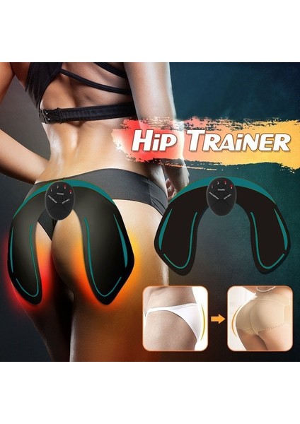Yeşil Stil 6 Mod Akıllı Kolay Kalça Eğitmen Kalça Popo Kaldırma Vücut Egzersizi Fitness Dıy Aksesuarları Bhd2 (Yurt Dışından)