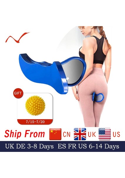 Stimulator Style Pelvik Taban Kası Iç Uyluk Egzersiz Kalça Eğitmeni Popo Eğitimi Ev Ekipmanları Fitness Aracı Düzeltme Kalça Cihazı (Yurt Dışından)