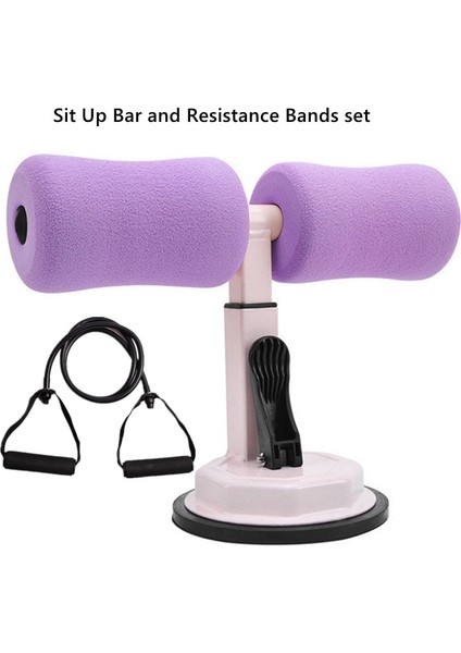 Mor Takım Stili Fitness Sit Up Bar Yardımcısı Spor Salonu Egzersiz Cihazı Direnç Tüpü Egzersiz Tezgahı Ekipmanları Ev Karın Makinesi Ayarlanabilir (Yurt Dışından)