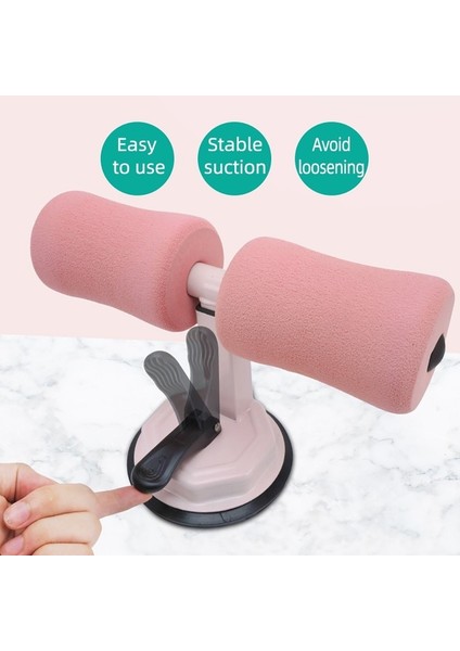 Pembe2 Tarzı Ayarlanabilir Sit-Up Bar Zemin Yardımcısı Karın Egzersiz Standı Ev Gym Fitness Dişli Için Ayak Bileği Desteği Eğitmen Egzersiz Ekipmanları (Yurt Dışından)
