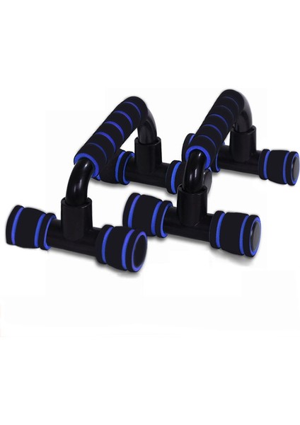 Mavi Stil 1 Çift I-Şekilli Push-Up Rafı Fitness Ekipmanları El Sünger Kavrama Barları Kas Eğitimi Push Up Bar Göğüs Ev Spor Salonu Vücut Geliştirme (Yurt Dışından)