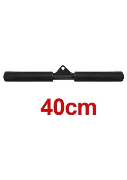 Sadece 40 cm Bar Stili Fitness Salonu Pully Kablo Makinesi Ekleri Biceps Triceps Blaster T-Bar Kolu Kavrama Kürek Aşağı Çekin Ev Makinesi Aksesuarları (Yurt Dışından)