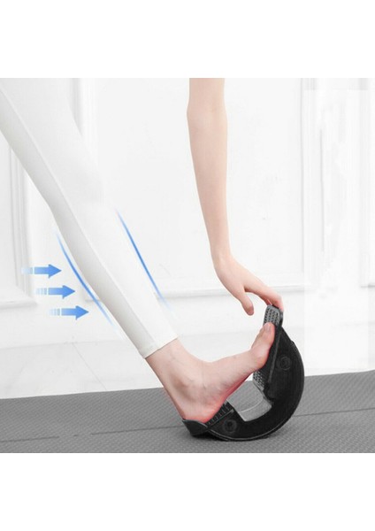 Siyah Stil Aşil Tendinit Kas Baldır Streç Yoga Fitness Spor Masaj Pedal Sedye Plantar Için Ayak Rocker Ayak Bileği Streç Tahtası (Yurt Dışından)