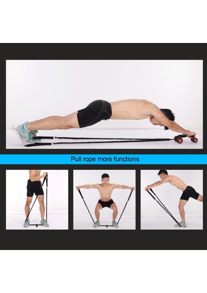 Siyah Stil Direnç Bantları Fitness Elastik Karın Çekme Halatları Ab Wheel Rulo Spor Ev Spor Salonu Egzersiz Fitness Ekipmanları Için Egzersiz (Yurt Dışından) modelleri