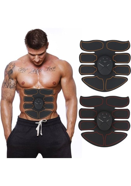 Stili Temizle Ems Electri Kas Stimülasyonu Taşınabilir Karın Masajı Abs Trainer Ultra Ince Anti-Selülit Masajı Fitness Ekipmanları (Yurt Dışından)