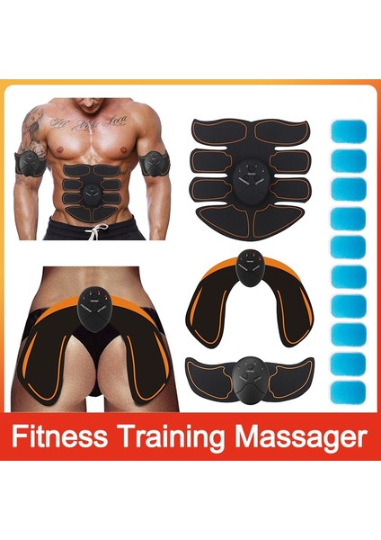 Bir Stil 1 Takım Spor Salonu Karın Kas Stimülatörü Kalça Eğitmeni Ems Masaj Fitness Ekipmanları Abs Kasları Elektrostimülatör Toner Vücut Egzersizi (Yurt Dışından) fırsatları