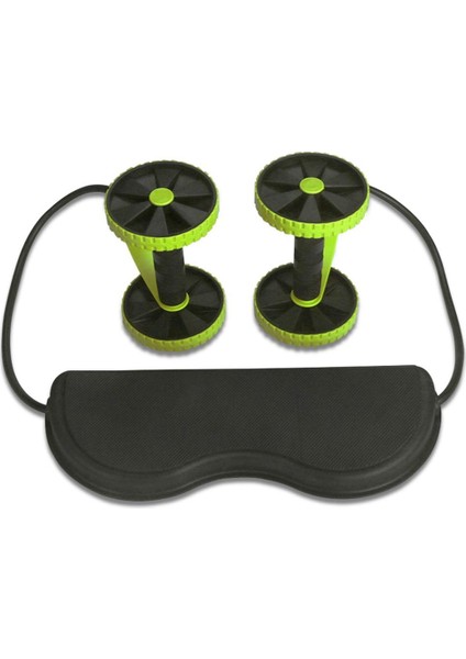 Yeşil Stil Ab Tekerlekler Rulo Karın Streç Elastik Çekme Halatı Aracı Karın Kas Çalıştırıcı Egzersiz Fitness Ekipmanları (Yurt Dışından)