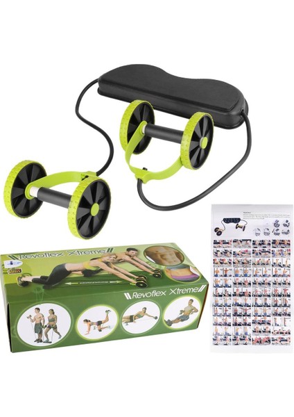 Yeşil Stil Ab Tekerlekler Rulo Karın Streç Elastik Çekme Halatı Aracı Karın Kas Çalıştırıcı Egzersiz Fitness Ekipmanları (Yurt Dışından)