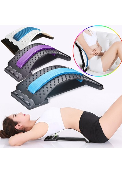 Akupunktur Beyaz Tarzı Germe Ekipmanları Sırt Masajı Sedyesi Fitness Bel Desteği Gevşeme Eşi Omurga Ağrısını Rahatlatmak Kiropraktör Messager (Yurt Dışından) fiyatları