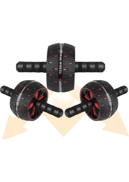 No.6 Tarzı Karın Silindir Tekerlekler Egzersiz Push-Up Kol Sessiz Silindir Kasları Eğitmen Ev Gym Fitness Ekipmanları Diz Çökmüş Pad Hediye (Yurt Dışından) indirimleri