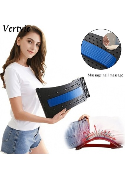 Renk 6 Akupunktur Stili Vertvie Sırt Masaj Sedyesi Massageador Magic Streç Fitness Lomber Masaj Aletleri Destek Gevşeme Ağrısı (Yurt Dışından) fırsatları
