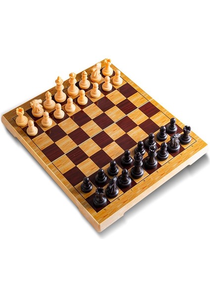 Sarı Kahverengi 19CM Tarzı En Li Taşınabilir Manyetik Plastik Satranç Seti Smalllarge Arkadaşlar Için Satranç Tahtası Çocuk ve Çocuk Eğlence Hediye Tahta Oyunları (Yurt Dışından) modelleri