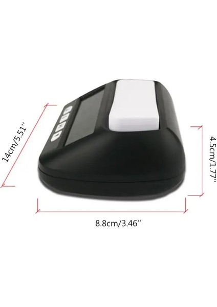 Siyah Stil Professional Chess Clock Compact Digital Watch Count Up Down Timer Electronic Board Game Bonus Competition Hour Meter (Yurt Dışından)