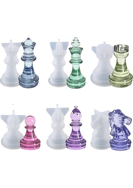 Kraliçe Tarzı 3D Kristal Uluslararası Satranç Taşları Epoksi Reçine Kalıp Satranç Taşları Silikon Kalıp Dıy El Yapımı El Sanatları Takı Ev ​​dekorasyonu (Yurt Dışından) fiyatları