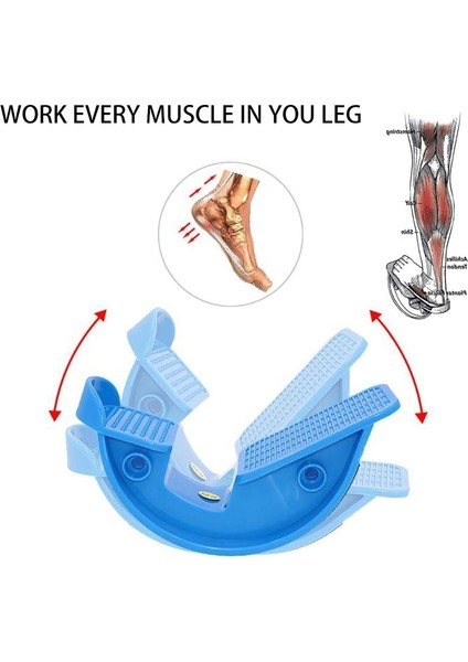 Siyah 2 Adet Tarzı Ayak Sedyesi Aşil Tendiniti Için Ayak Bileği Streç Tahtası Kas Buzağı Streç Yoga Fitness Sporları Masaj Yardımcı Tahta (Yurt Dışından)