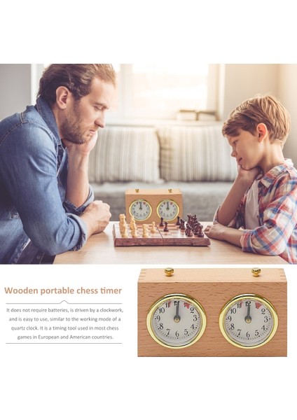 C Stili Ahşap Kompakt Dijital Uluslararası Retro Taşınabilir Yarışma Oyunu Zamanlayıcı Mekanik Aşağı Sayım Analog Satranç Saati Hediye (Yurt Dışından) fırsatları