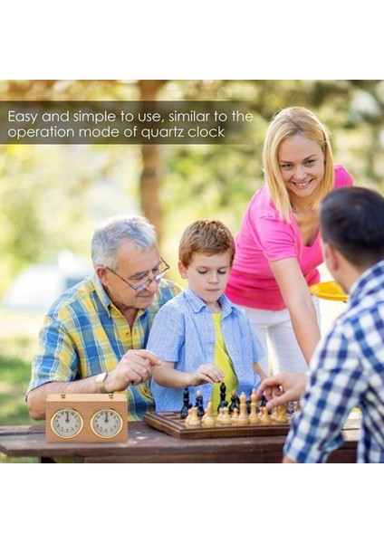 C Stili Ahşap Kompakt Dijital Uluslararası Retro Taşınabilir Yarışma Oyunu Zamanlayıcı Mekanik Aşağı Sayım Analog Satranç Saati Hediye (Yurt Dışından) indirimleri