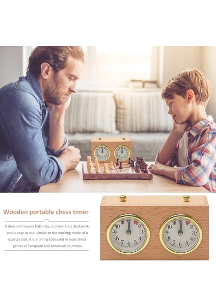Bir Stil Ahşap Kompakt Dijital Uluslararası Retro Taşınabilir Yarışma Oyunu Zamanlayıcı Mekanik Aşağı Sayım Analog Satranç Saati Hediye (Yurt Dışından) fırsatları