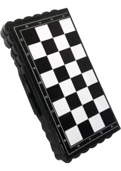 2021NEW 1set Mess Folding Magnetic Plastic Chessboard Board Game Portable Kid Toy Portable Wooden Chess Piece Chessboard (Yurt Dışından)