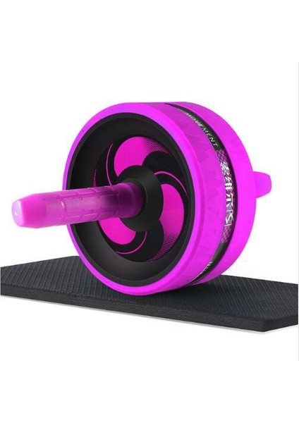 Mor C Stili Yeni Ab Rulo ve Atlama Ipi Hiçbir Gürültü Karın Tekerlek Ab Rulo Kol Bel Bacak Egzersiz Gym Fitness Ekipmanları Için Mat ile (Yurt Dışından)