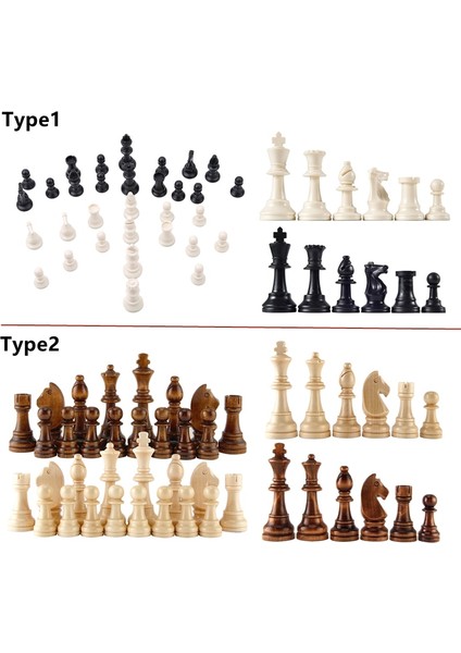No.1 Tarzı 32 Ortaçağ Satranç Taşları Woodenplastic Komple Chessmen Uluslararası Kelime Satranç Oyunu Eğlence Aksesuarları (Yurt Dışından) fiyatları