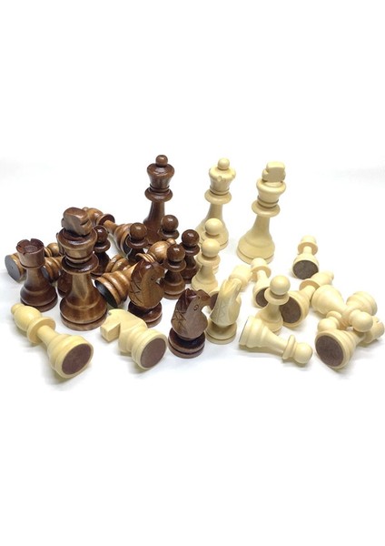 King 70MM Style Handmade Wooden Chess Pieceschess Send Storage Bag Boardgame Accessories Chess Piece Set Child's Gift (Yurt Dışından)