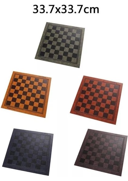 Çikolata Tarzı 6 Renk Kabartmalı Tasarım Deri Uluslararası Satranç Tahtası Oyunları Dama Genel Evrensel Satranç Tahtası Doğum Günü Hediyesi (Yurt Dışından) fırsatları