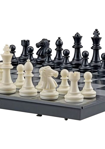 25CM Siyah Beyaz Stil 2021 Uluslararası Satranç Manyetik Katlama Satranç Tahtası Depolama Seyahat Gezileri Masası Carrom Oyunları Szachy Için Satranç Adamının Tam Seti (Yurt Dışından) indirimleri